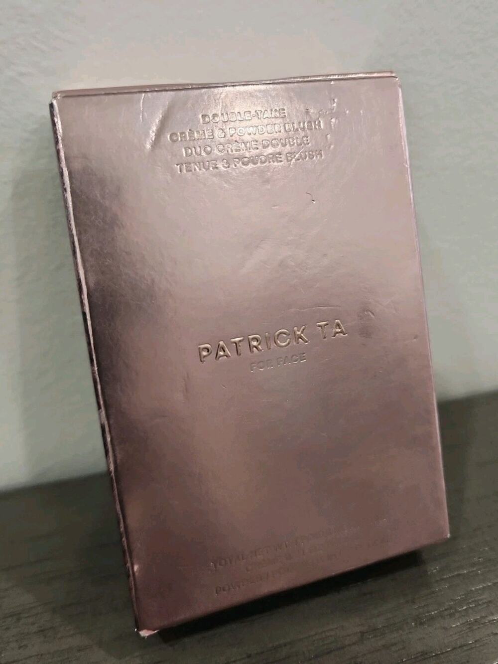 Patrick Ta Double-Take Creme & Powder Blush Duo Creme Double JUST ENOUGH New